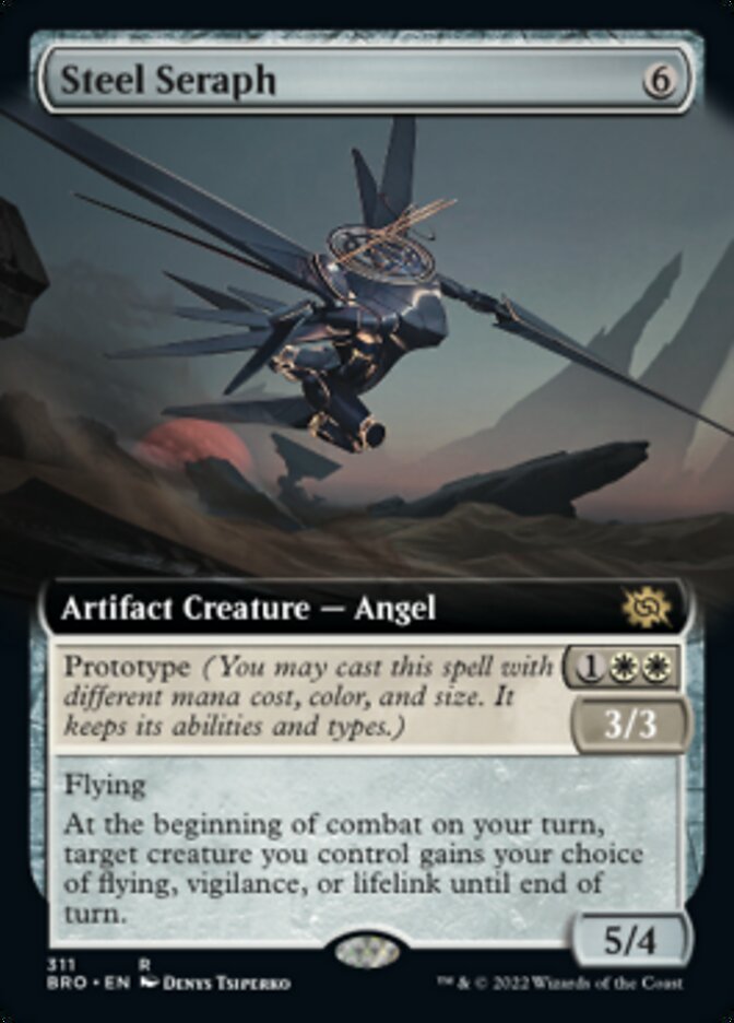 Steel Seraph (Extended Art) [The Brothers' War] | Empire Gaming NC
