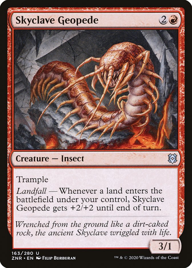 Skyclave Geopede [Zendikar Rising] | Empire Gaming NC