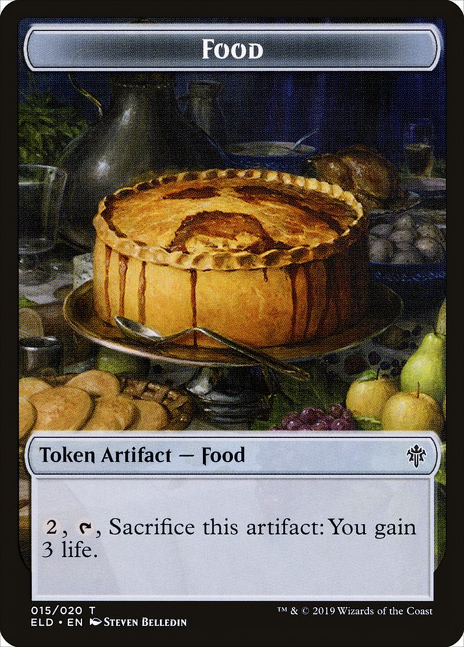 Food (015/020) [Throne of Eldraine Tokens] | Empire Gaming NC