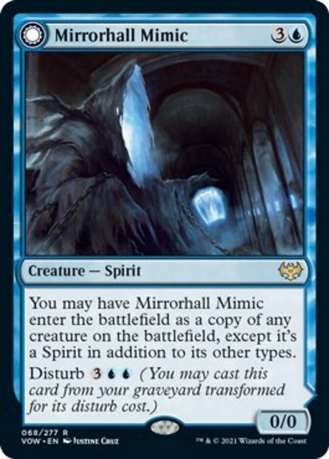 Mirrorhall Mimic // Ghastly Mimicry [Innistrad: Crimson Vow] | Empire Gaming NC