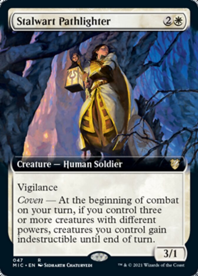 Stalwart Pathlighter (Extended) [Innistrad: Midnight Hunt Commander] | Empire Gaming NC