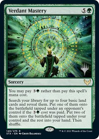 Verdant Mastery (Promo Pack) [Strixhaven: School of Mages Promos] | Empire Gaming NC