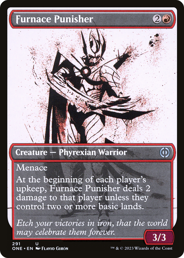 Furnace Punisher (Showcase Ichor) [Phyrexia: All Will Be One] | Empire Gaming NC