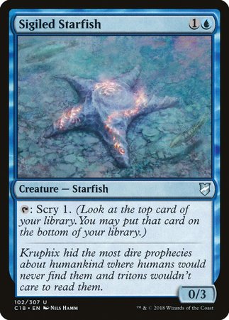 Sigiled Starfish [Commander 2018] | Empire Gaming NC