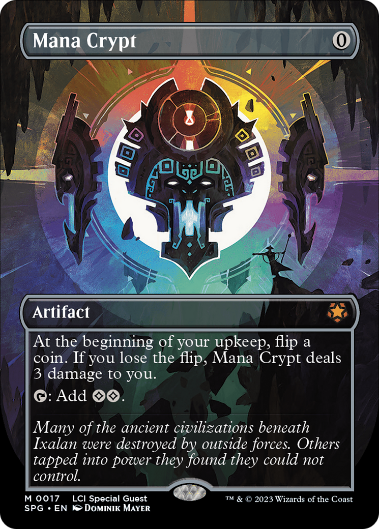Mana Crypt (Borderless) [The Lost Caverns of Ixalan Special Guests] | Empire Gaming NC