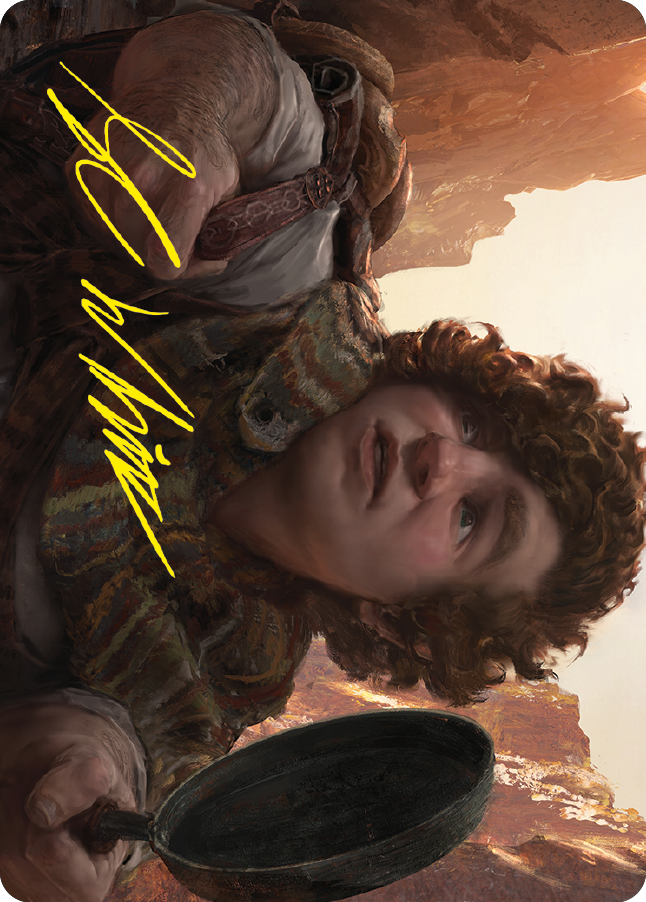 Sam, Loyal Attendant Art Card (Gold-Stamped Signature) [The Lord of the Rings: Tales of Middle-earth Art Series] | Empire Gaming NC