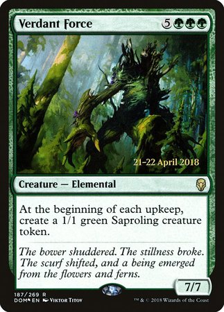 Verdant Force [Dominaria Promos] | Empire Gaming NC