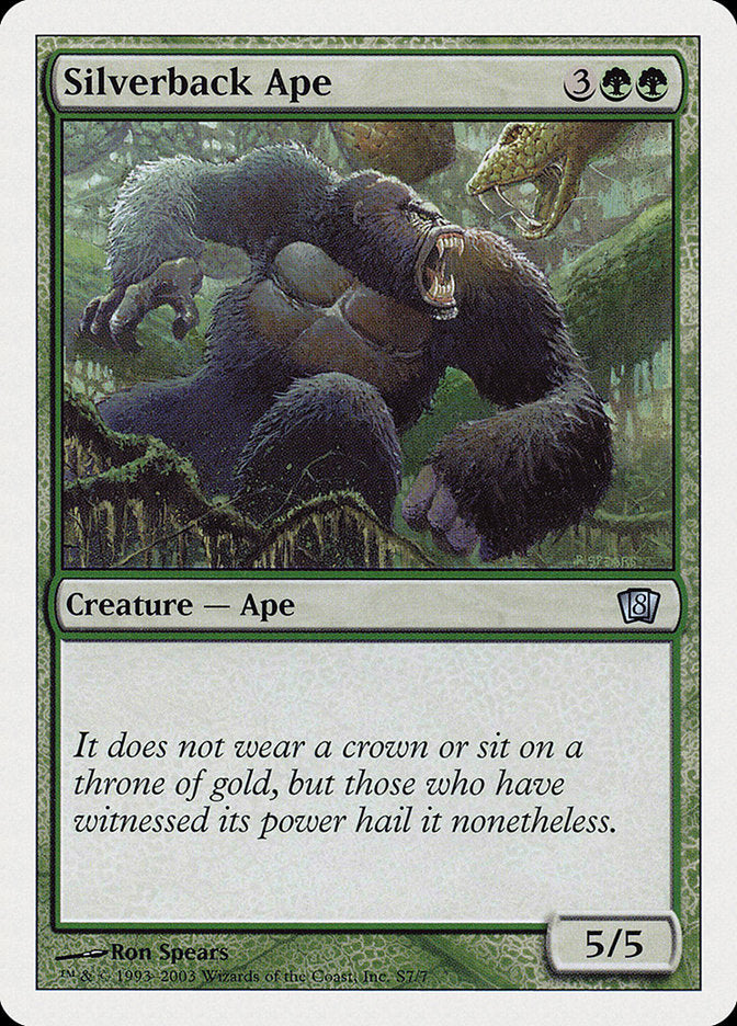 Silverback Ape [Eighth Edition] | Empire Gaming NC