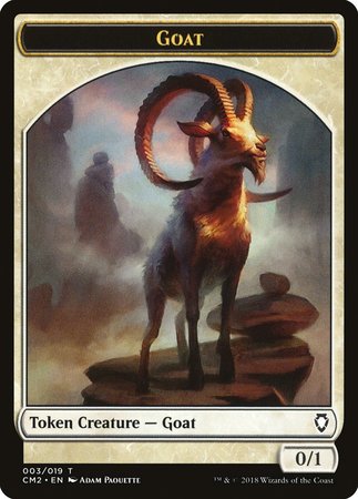 Goat Token [Commander Anthology Volume II Tokens] | Empire Gaming NC