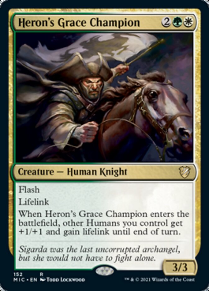 Heron's Grace Champion [Innistrad: Midnight Hunt Commander] | Empire Gaming NC