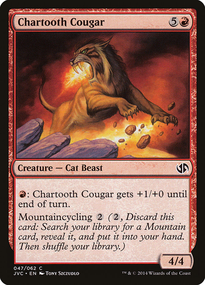 Chartooth Cougar [Duel Decks Anthology] | Empire Gaming NC