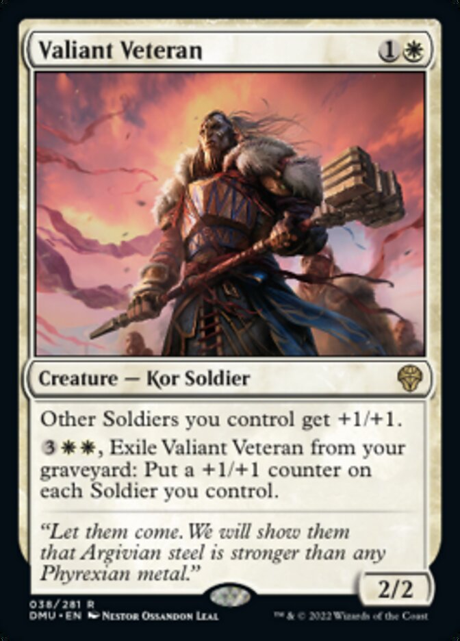 Valiant Veteran [Dominaria United] | Empire Gaming NC