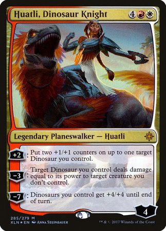 Huatli, Dinosaur Knight [Ixalan] | Empire Gaming NC