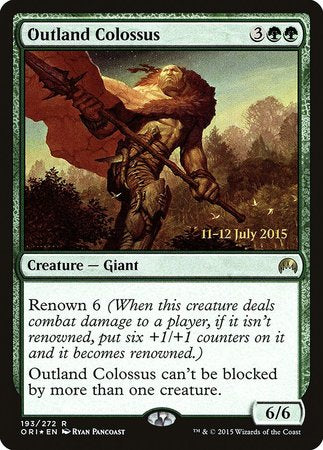 Outland Colossus [Magic Origins Promos] | Empire Gaming NC