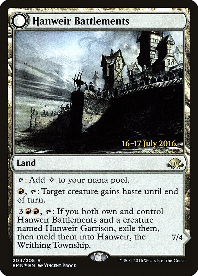 Hanweir Battlements [Eldritch Moon Promos] | Empire Gaming NC