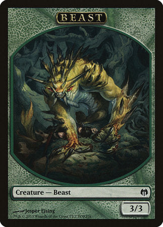 Beast Token [Duel Decks: Heroes vs. Monsters Tokens] | Empire Gaming NC