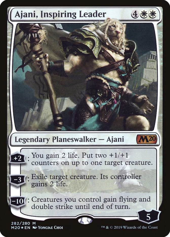 Ajani, Inspiring Leader [Core Set 2020] | Empire Gaming NC