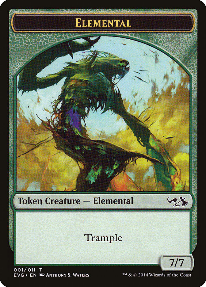 Elemental Token (Elves vs. Goblins) [Duel Decks Anthology Tokens] | Empire Gaming NC