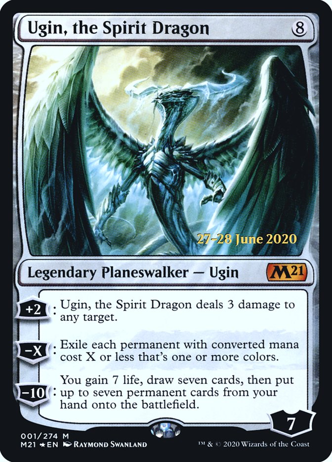 Ugin, the Spirit Dragon  [Core Set 2021 Prerelease Promos] | Empire Gaming NC