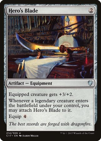 Hero's Blade [Commander 2017] | Empire Gaming NC