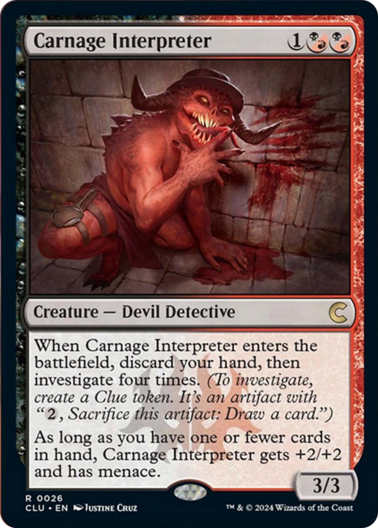 Carnage Interpreter [Ravnica: Clue Edition] | Empire Gaming NC