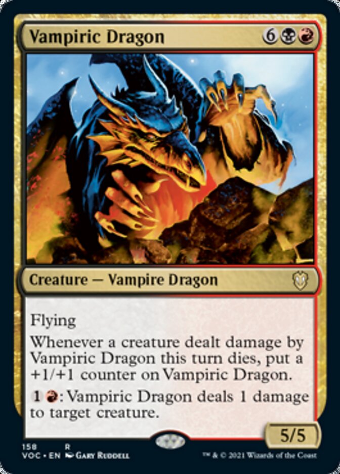 Vampiric Dragon [Innistrad: Crimson Vow Commander] | Empire Gaming NC