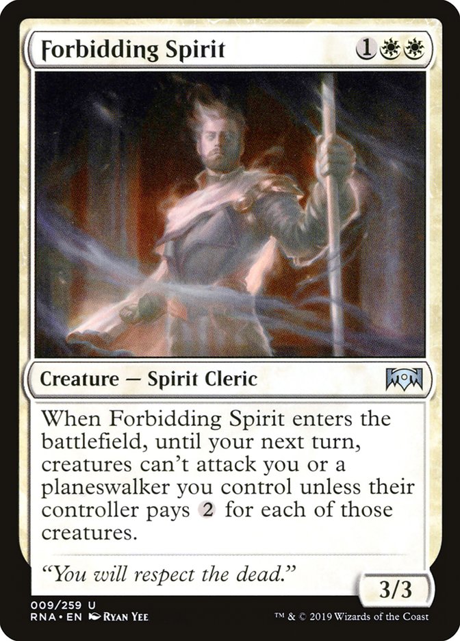 Forbidding Spirit [Ravnica Allegiance] | Empire Gaming NC