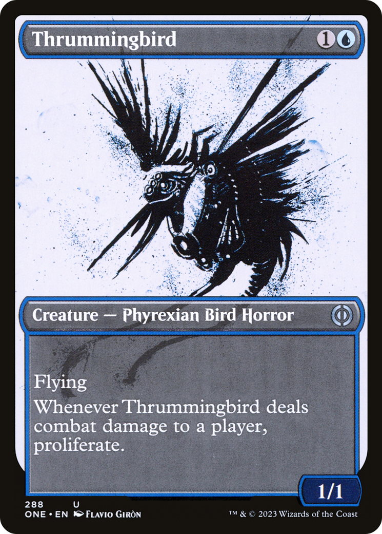 Thrummingbird (Showcase Ichor) [Phyrexia: All Will Be One] | Empire Gaming NC