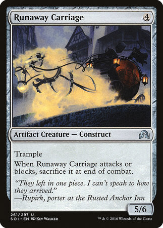 Runaway Carriage [Shadows over Innistrad] | Empire Gaming NC