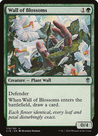 Wall of Blossoms [Commander 2016] | Empire Gaming NC