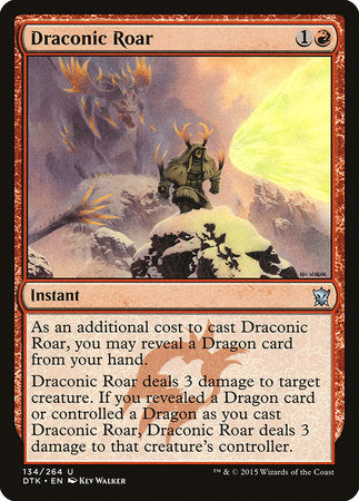 Draconic Roar [Dragons of Tarkir] | Empire Gaming NC