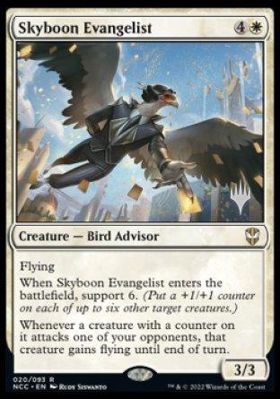 Skyboon Evangelist (Promo Pack) [Streets of New Capenna Commander Promos] | Empire Gaming NC