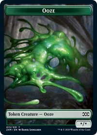 Ooze // Wurm (030) Double-sided Token [Double Masters Tokens] | Empire Gaming NC