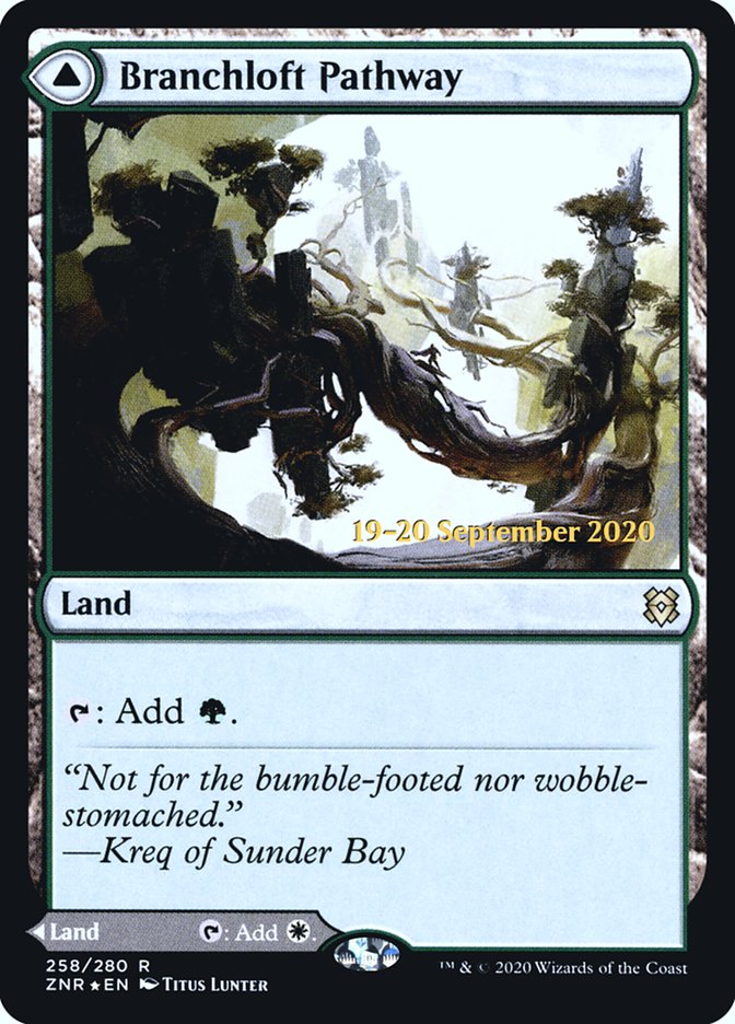 Branchloft Pathway // Boulderloft Pathway  [Zendikar Rising Prerelease Promos] | Empire Gaming NC