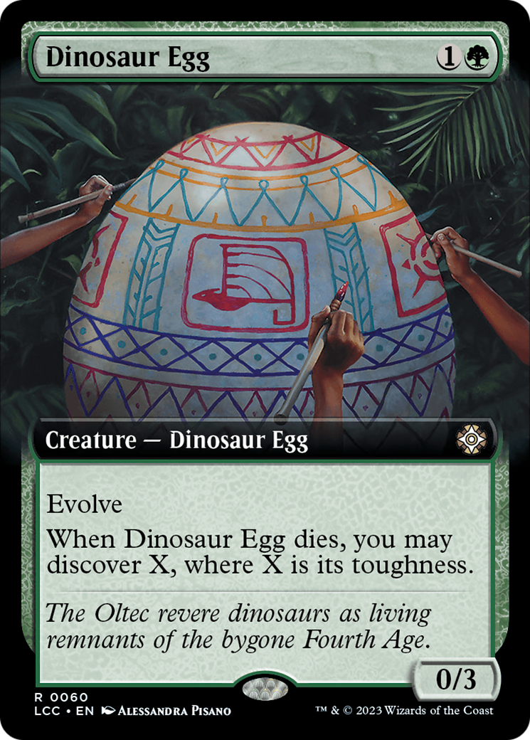 Dinosaur Egg (Extended Art) [The Lost Caverns of Ixalan Commander] | Empire Gaming NC