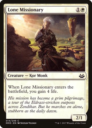 Lone Missionary [Modern Masters 2017] | Empire Gaming NC