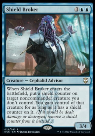 Shield Broker (Promo Pack) [Streets of New Capenna Commander Promos] | Empire Gaming NC