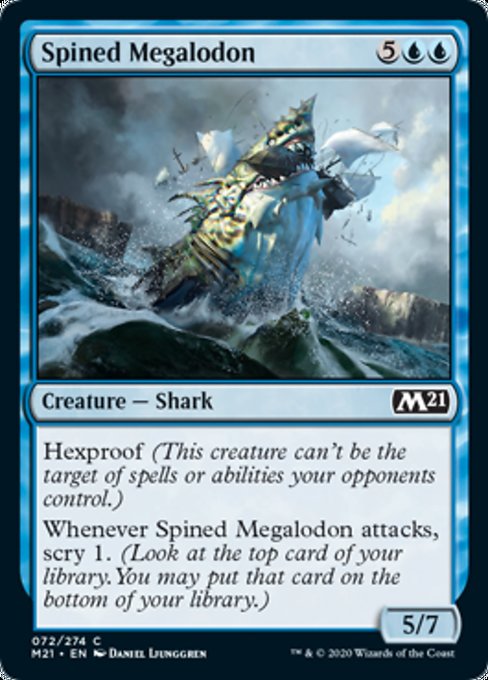 Spined Megalodon [Core Set 2021] | Empire Gaming NC