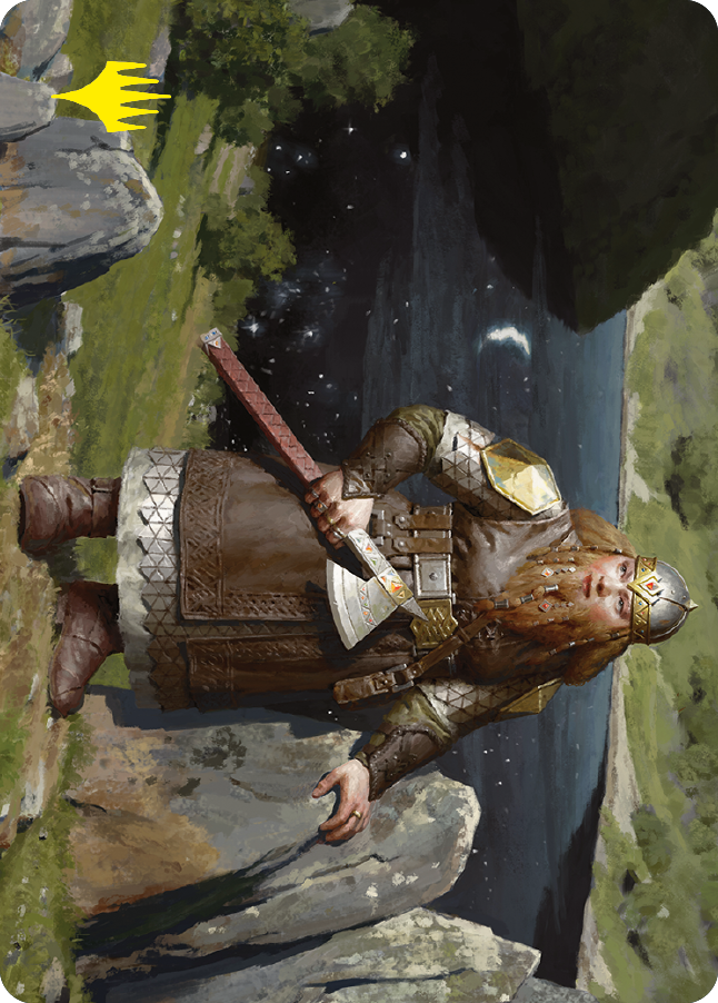 Mirrormere Guardian Art Card (Gold-Stamped Signature) [The Lord of the Rings: Tales of Middle-earth Art Series] | Empire Gaming NC