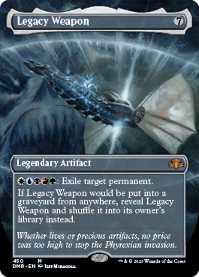 Legacy Weapon (Borderless Alternate Art) [Dominaria Remastered] | Empire Gaming NC