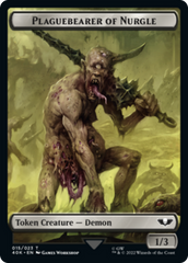 Spawn // Plaguebearer of Nurgle (Surge Foil) [Universes Beyond: Warhammer 40,000 Tokens] | Empire Gaming NC