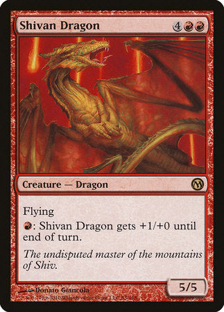 Shivan Dragon [Duels of the Planeswalkers] | Empire Gaming NC