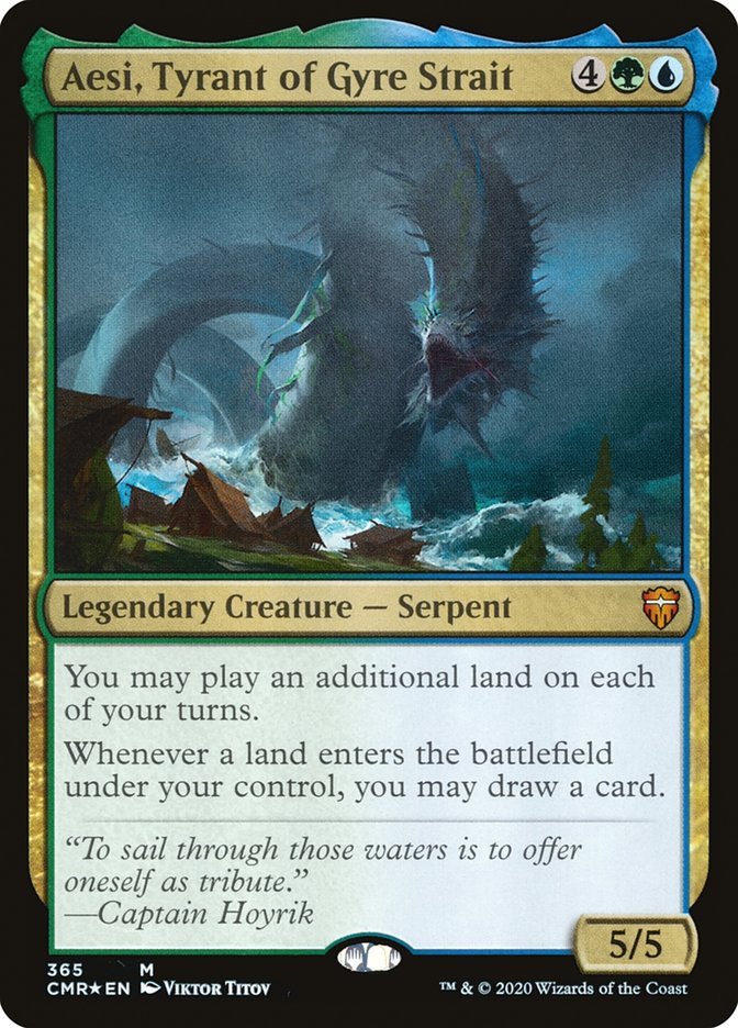 Aesi, Tyrant of Gyre Strait [Commander Legends Commander Deck] | Empire Gaming NC