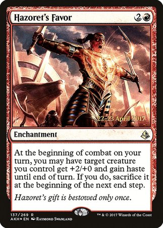 Hazoret's Favor [Amonkhet Promos] | Empire Gaming NC