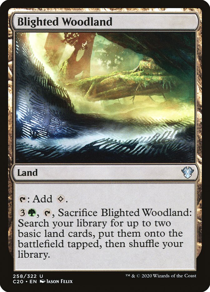 Blighted Woodland [Commander 2020] | Empire Gaming NC