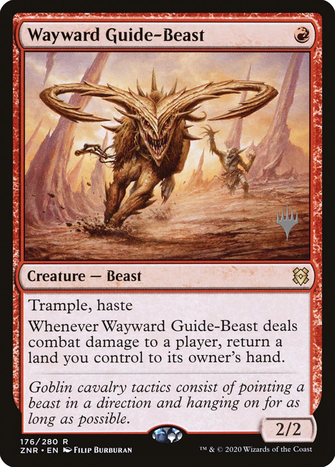 Wayward Guide-Beast (Promo Pack) [Zendikar Rising Promos] | Empire Gaming NC