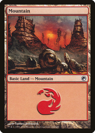 Mountain (242) [Scars of Mirrodin] | Empire Gaming NC