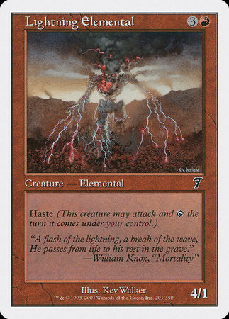 Lightning Elemental [Seventh Edition] | Empire Gaming NC