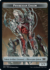 Drake // Phyrexian Golem Double-sided Token [Double Masters 2022 Tokens] | Empire Gaming NC