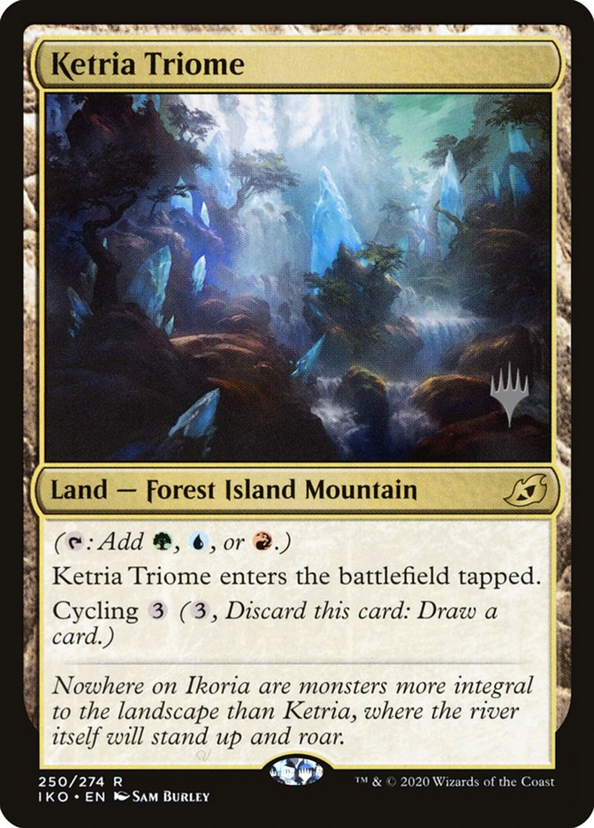 Ketria Triome (Promo Pack) [Ikoria: Lair of Behemoths Promos] | Empire Gaming NC